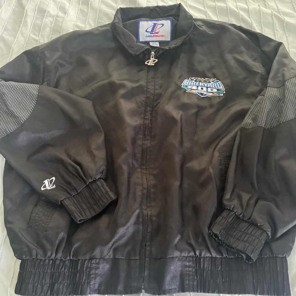 Logo Athletic Men's Black Jacket